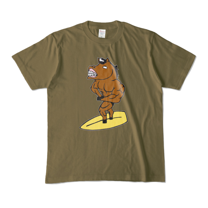 カラーTシャツ - M - オリーブ (濃色)