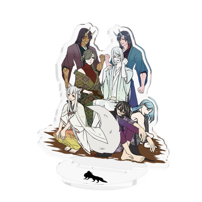 みんなと一緒概念 - 70x70mm