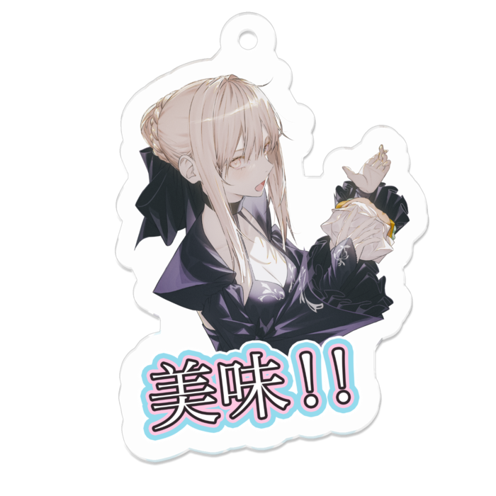 アクリルキーホルダー（コーティング） - 50 x 50 (mm)