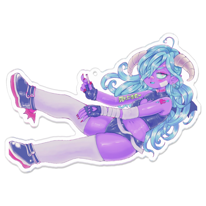 アクリルキーホルダー - 100 x 100 (mm)