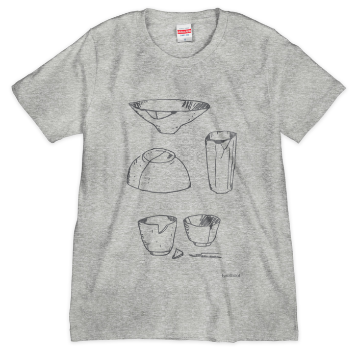 器の景色(s)Tシャツ（シルクスクリーン印刷） - S - 1色(2)