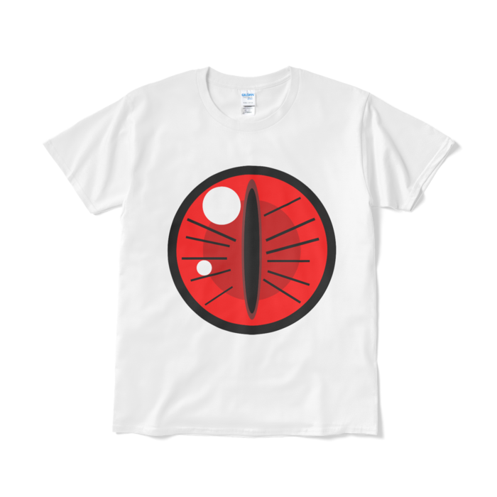 めだまビーストTシャツ(レッド)（短納期） - L - ホワイト