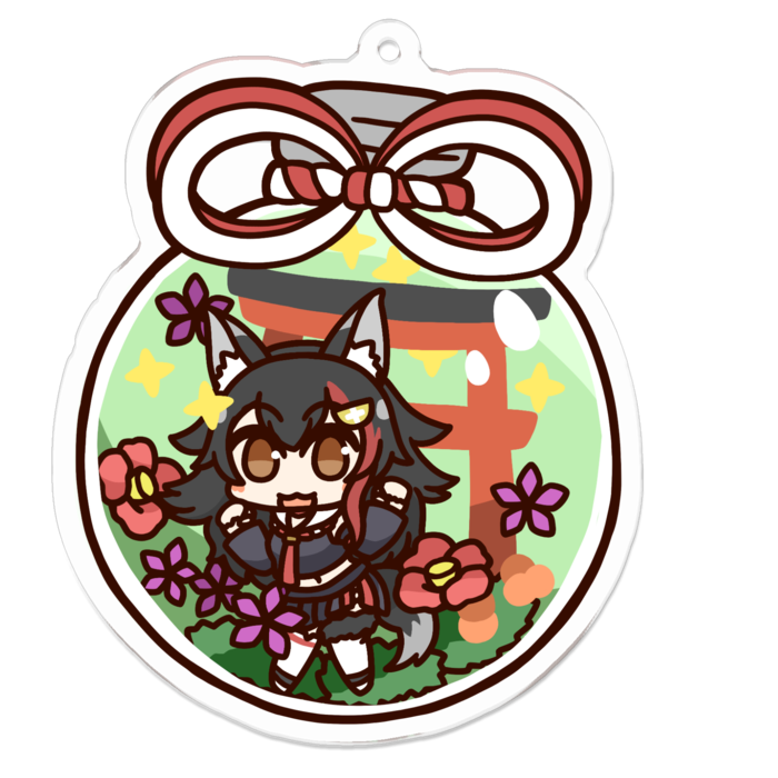 アクリルキーホルダー - 70 x 70 (mm)