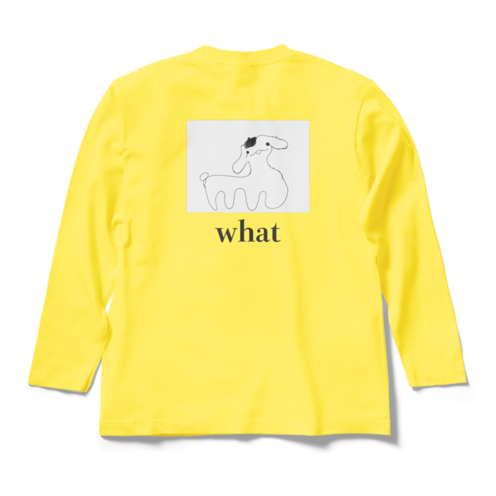 ロングスリーブTシャツ - M - イエロー