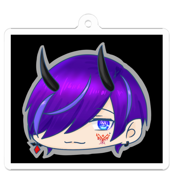 アクリルキーホルダー - 50 x 50 (mm)