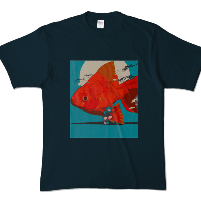 カラーTシャツ - XL - ネイビー (濃色)