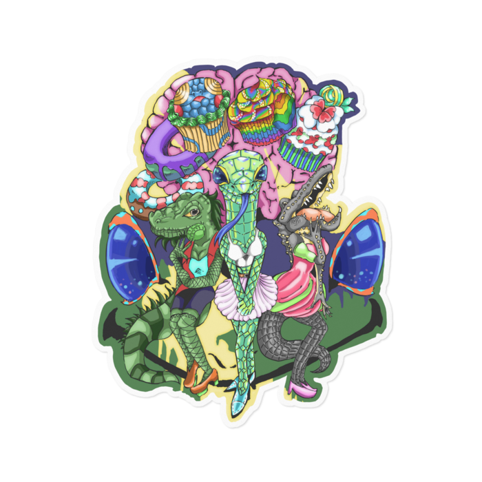 ステッカー - 160 x 160 (mm)