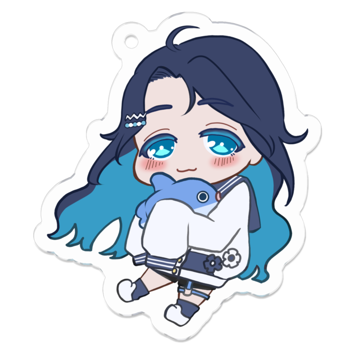 ミニキャラゆらら - 50 x 50 (mm)