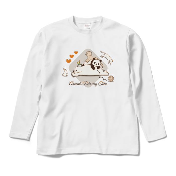 ロングスリーブTシャツ　白色　M