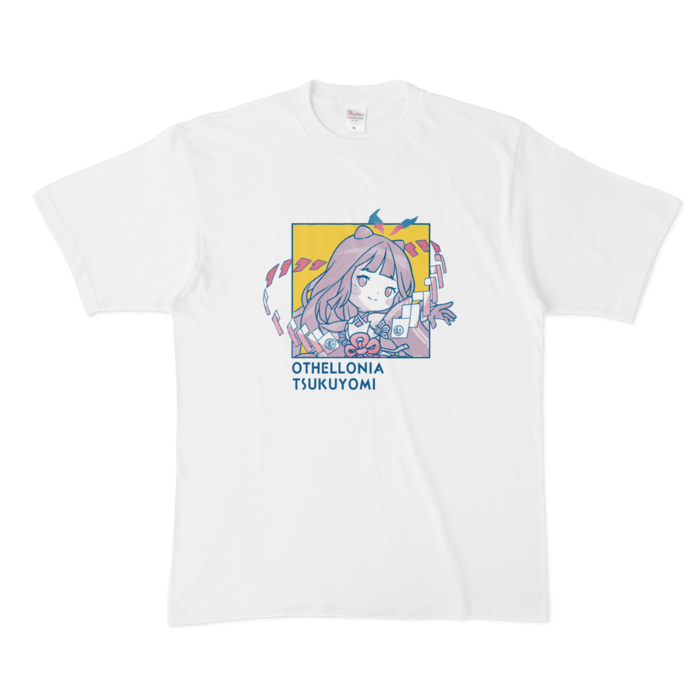 ちびキャラ「ツクヨミ」 デザインTシャツ（XL/ホワイト）