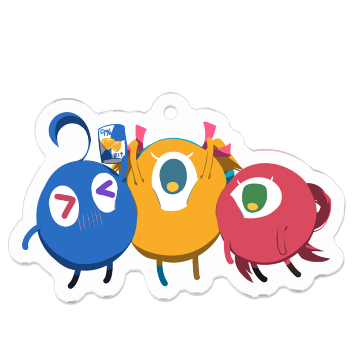 アクリルキーホルダー - 50 x 50 (mm)