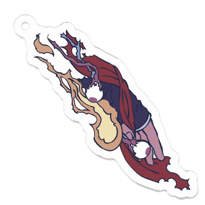 アクリルキーホルダー - 50 x 50 (mm)