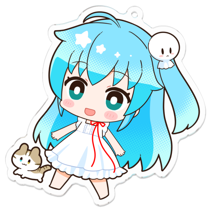 アクリルキーホルダー - 70 x 70 (mm)
