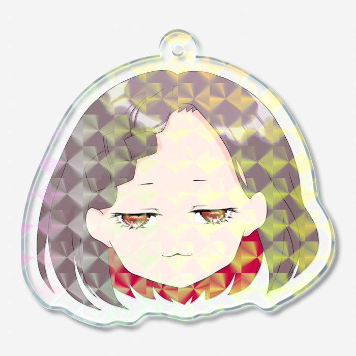 ホログラムアクリルキーホルダー - 50 × 50mm