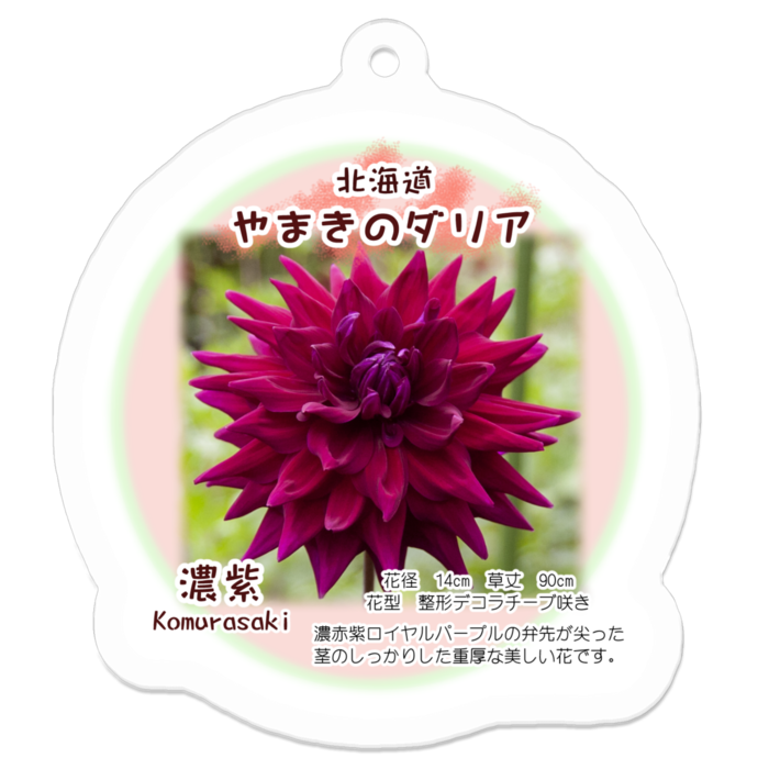 アクリルキーホルダー - 50 x 50 (mm)