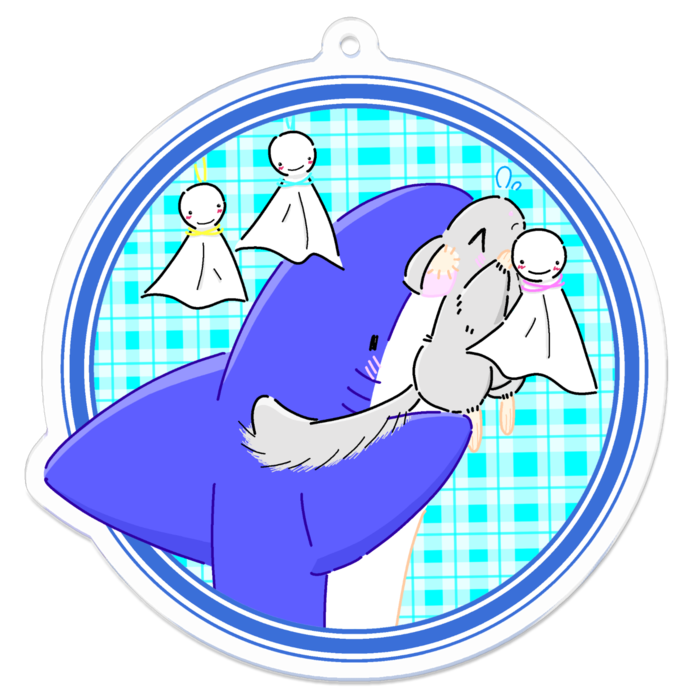 アクリルキーホルダー - 70 x 70 (mm)