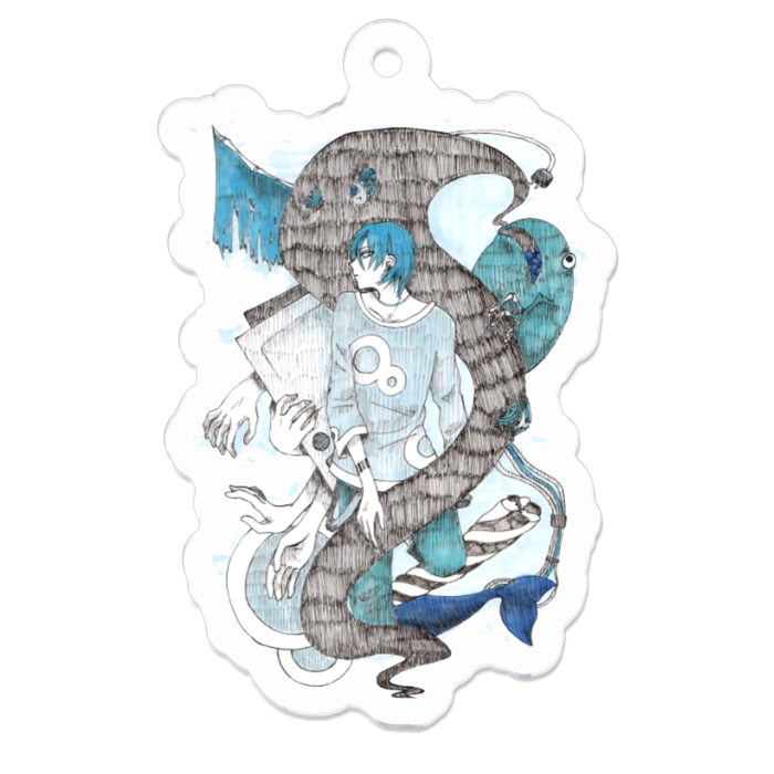 アクリルキーホルダー - 50 x 50 (mm)