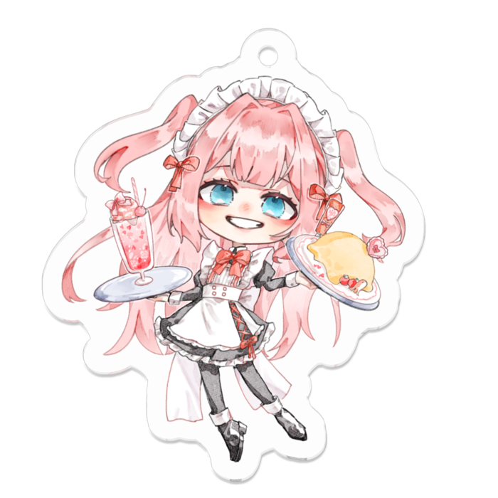 アクリルキーホルダー - 50 x 50 (mm)