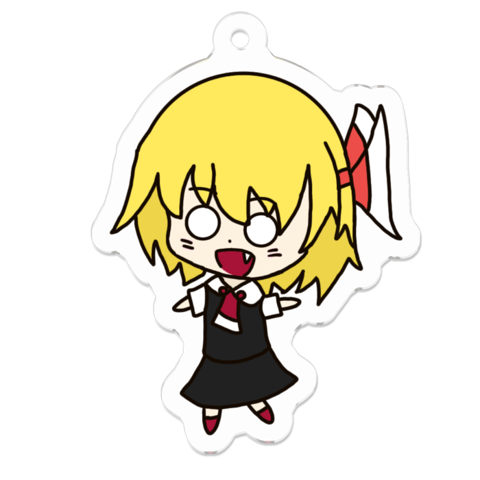 アクリルキーホルダー（コーティング） - 50 x 50 (mm)