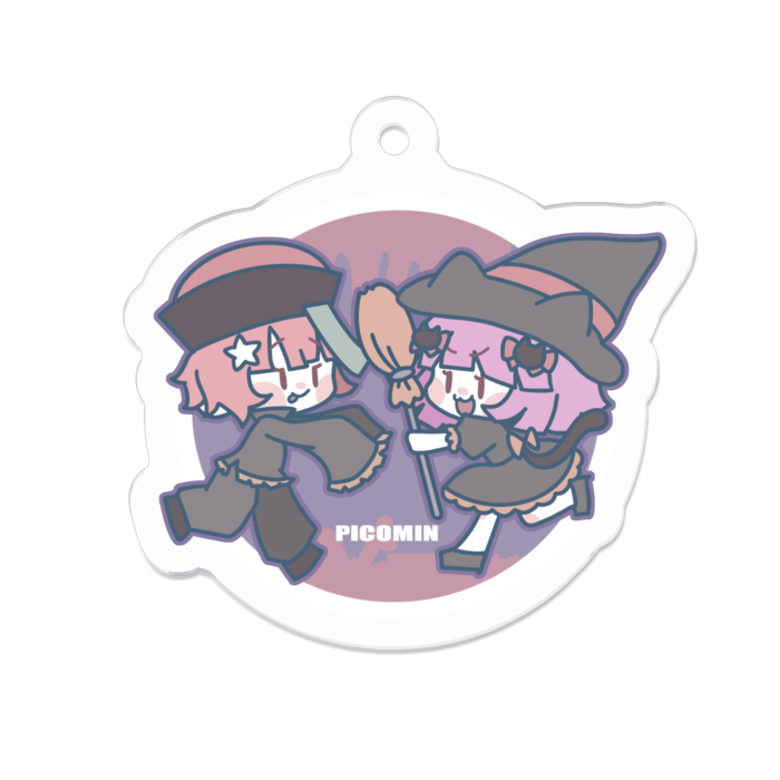 アクリルキーホルダー - 50 x 50 (mm)