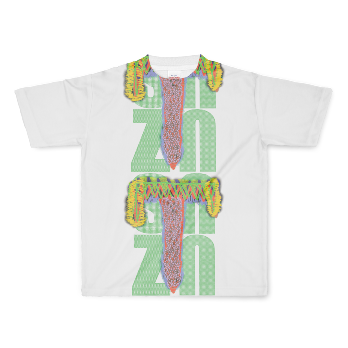 フルグラフィックTシャツ - L - 正面印刷のみ