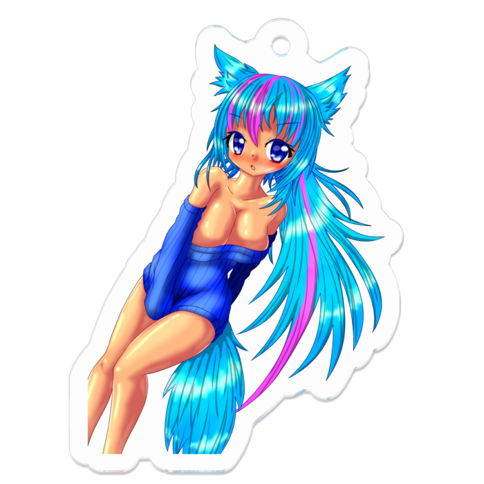 アクリルキーホルダー(コーティング) - 50 x 50 (mm)