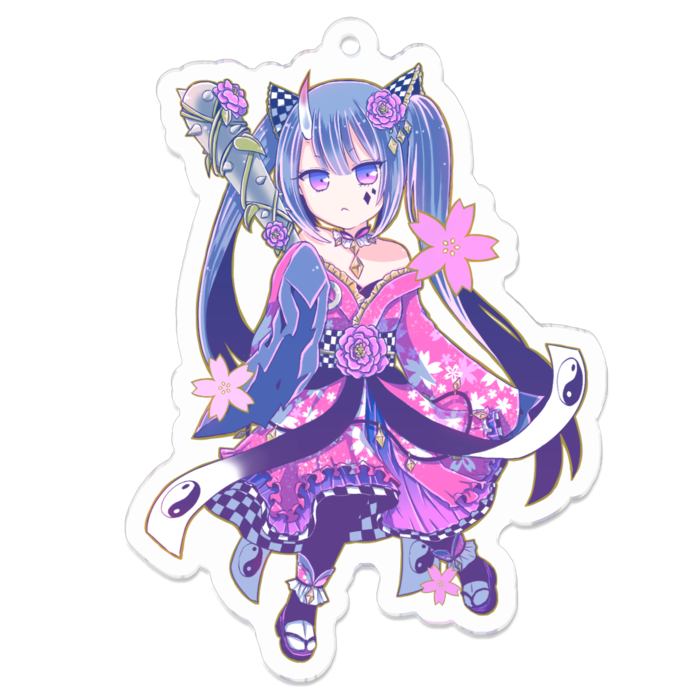 アクリルキーホルダー - 70 x 70 (mm)