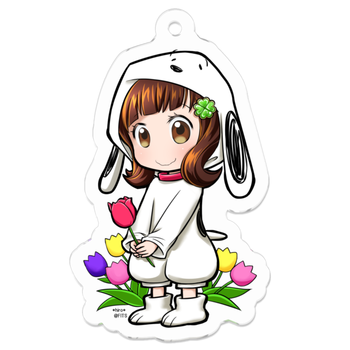 アクリルキーホルダー - 50 x 50 (mm)
