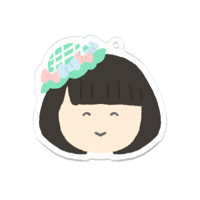 アクリルキーホルダー - 70 x 70 (mm)