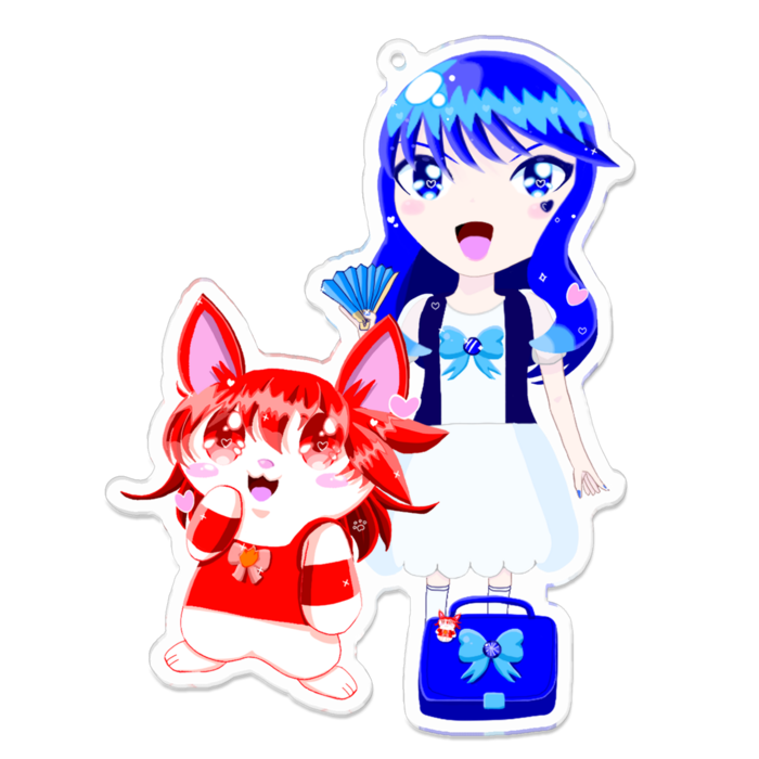 アクリルキーホルダー - 100 x 100 (mm)