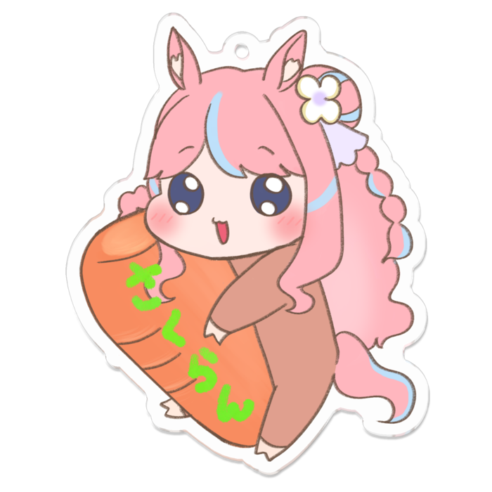 アクリルキーホルダー - 70 x 70 (mm)