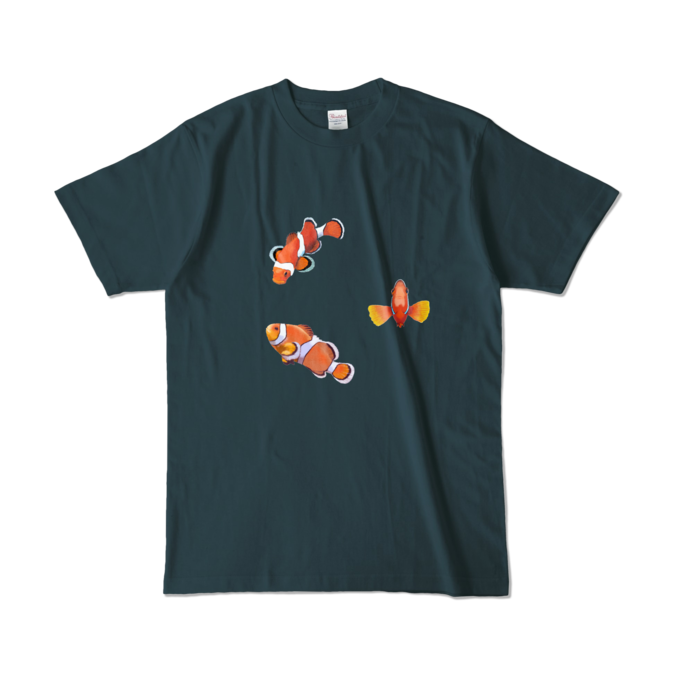 カラーTシャツ - L - デニム (濃色)