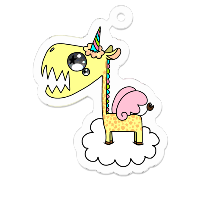 アクリルキーホルダー - 50 x 50 (mm)