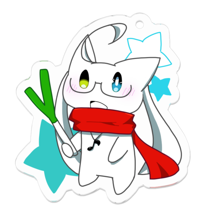 アクリルキーホルダー（コーティング） - 50 x 50 (mm)