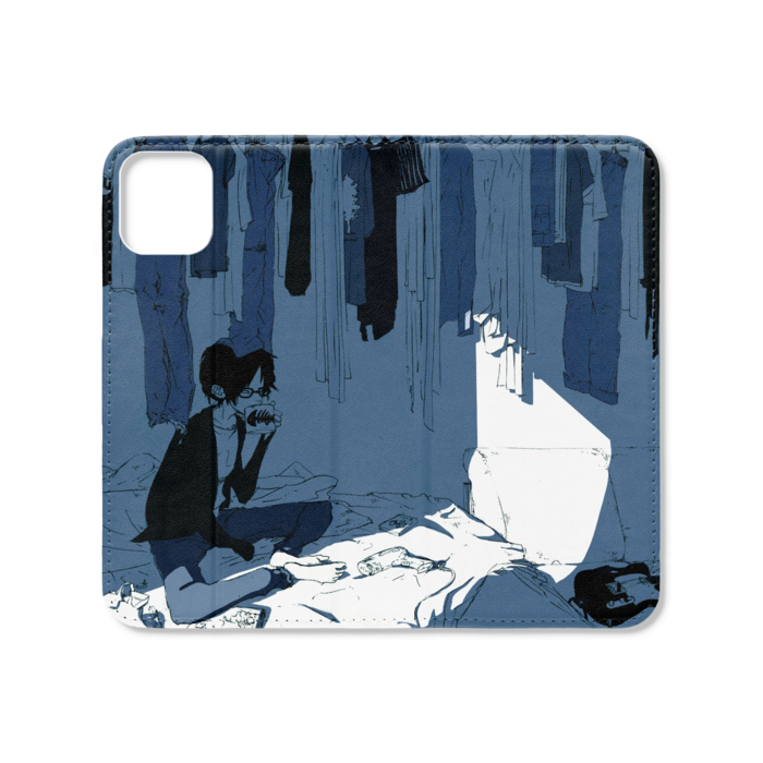 手帳型iPhoneケース（ベルトなし） - iPhone 11 - ストラップ穴 なし