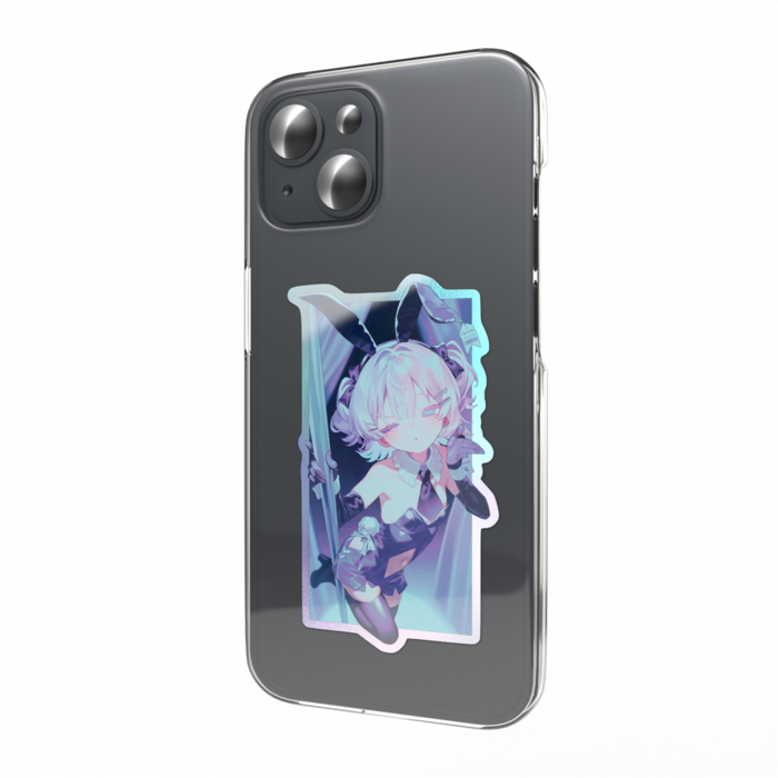 オーロラスマホステッカー - 縦