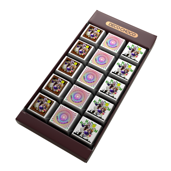DECOチョコ - 列ごとにデザイン