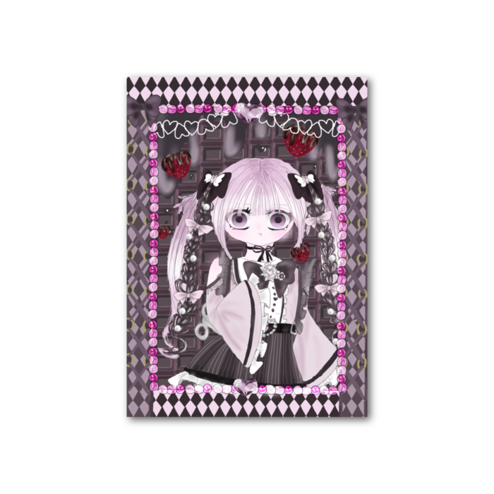 フォト風カード - 縦 - 片面