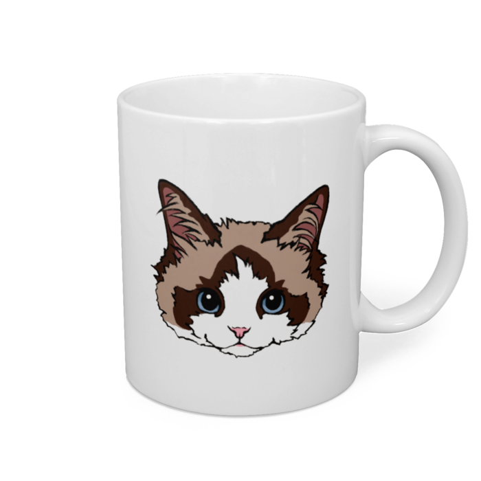 マグカップ - 直径 8 cm / 高さ 9.5 cm