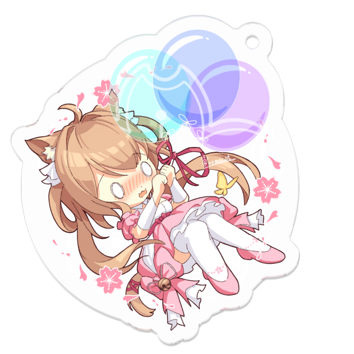 アクリルキーホルダー - 50 x 50 (mm)