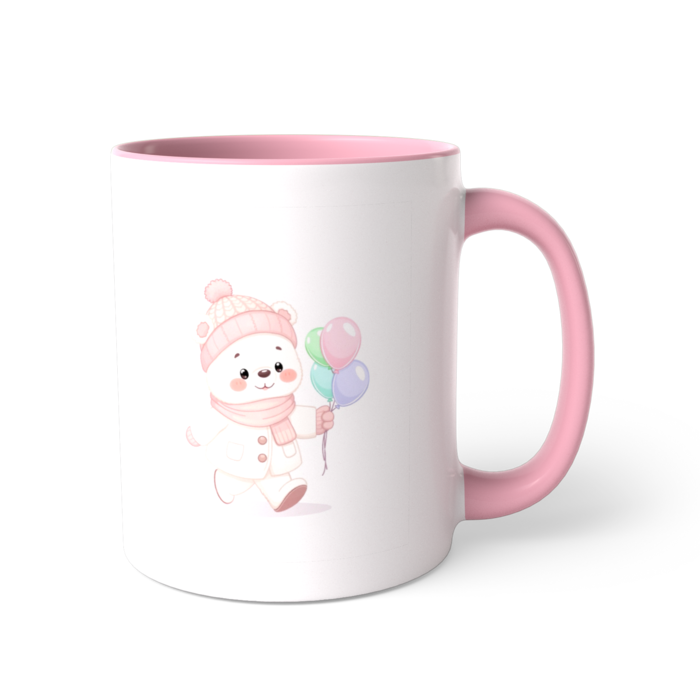 ツートンカラーマグカップ - 直径 8.2cm / 高さ 9.5cm