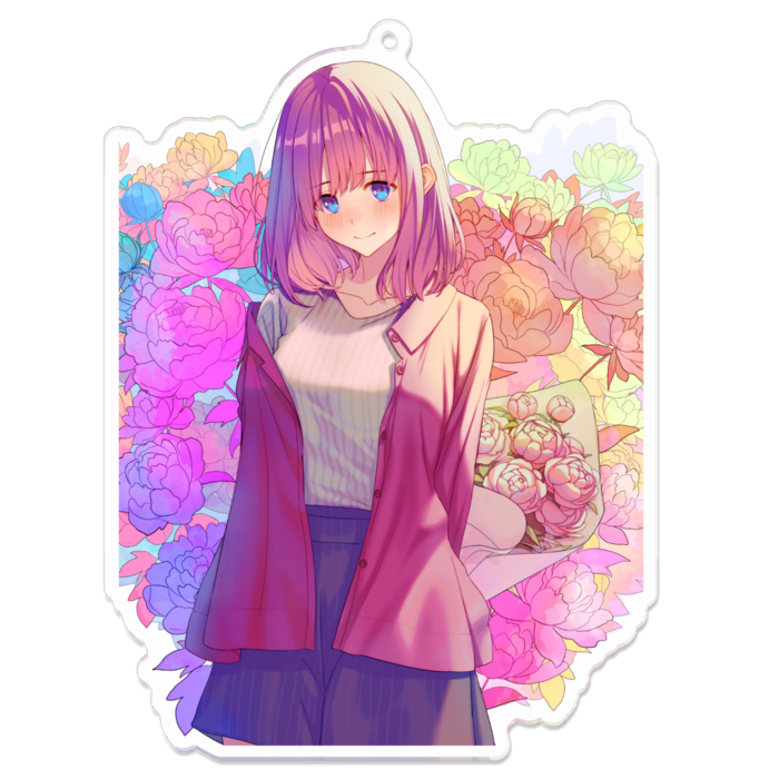 アクリルキーホルダー - 100 x 100 (mm)