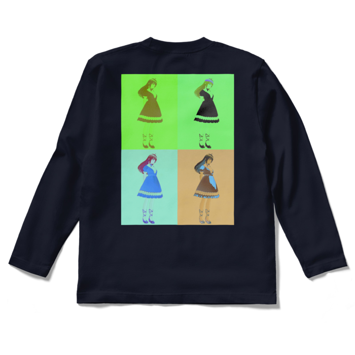 ロングスリーブTシャツ - S - ネイビー