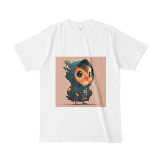 Tシャツ - L - 白(鳥）