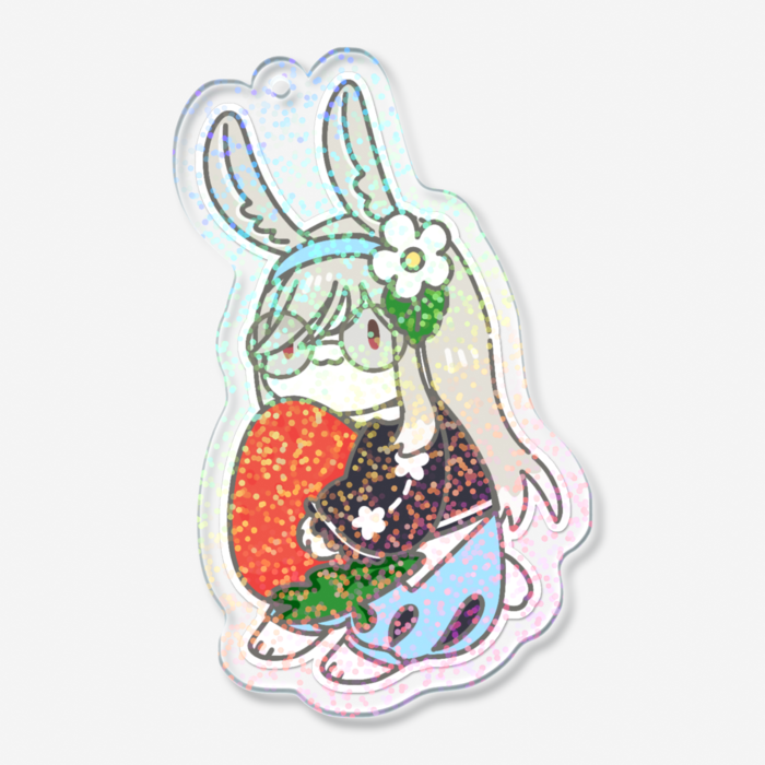 ホログラムアクリルキーホルダー - 70 × 70mm