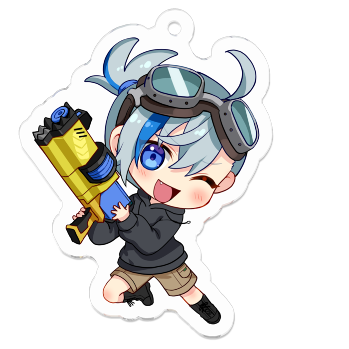 アクリルキーホルダー - 50 x 50 (mm)