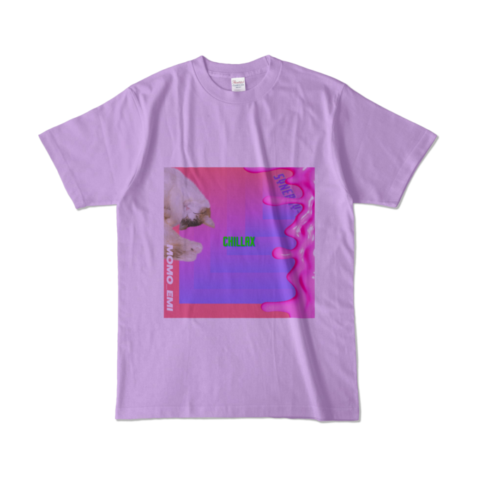 カラーTシャツ - L - ライトパープル (淡色)