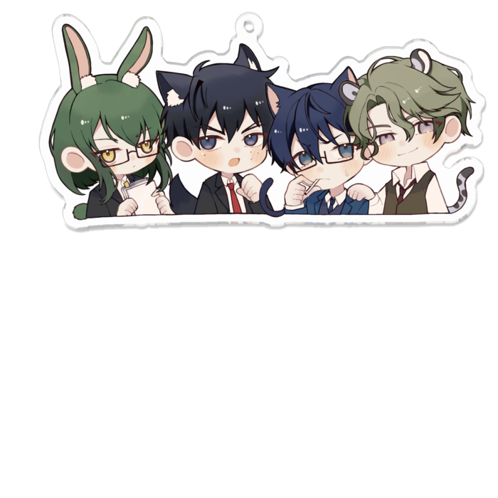 アクリルキーホルダー - 100 x 100 (mm)