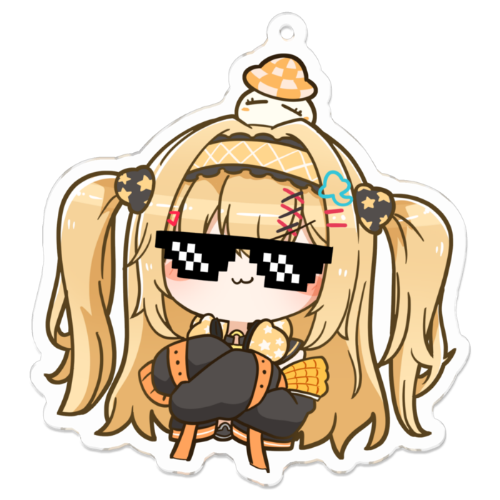 アクリルキーホルダー - 70 x 70 (mm)