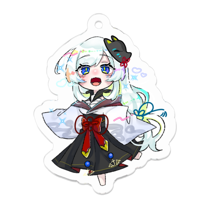 アクリルキーホルダー - 50 x 50 (mm)